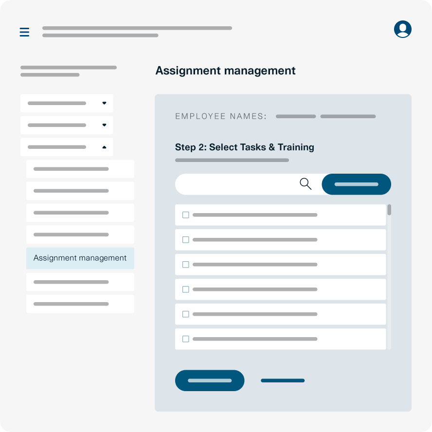 Assignment management software illustration